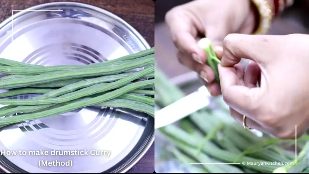 process to clean drumstick