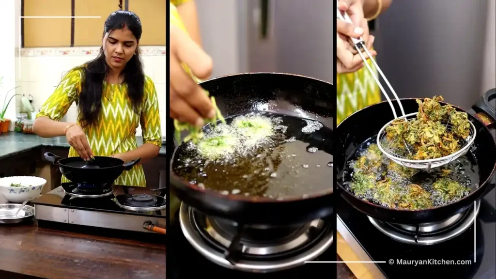 पकौड़े तलना | Frying the Pakodas