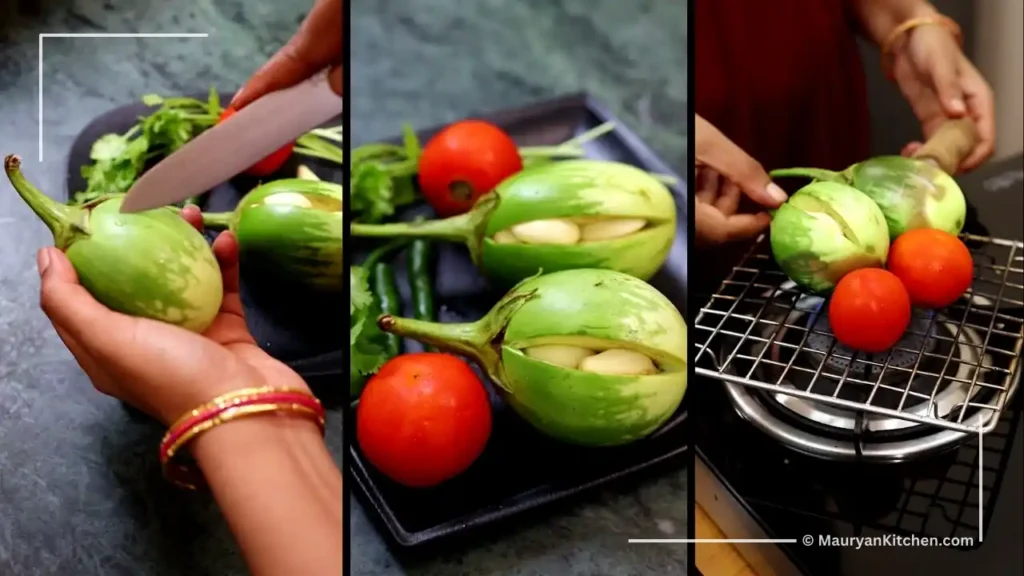 Sattu Ka Paratha aur Baingan Tamatar Ka Chokha (1)